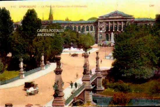 Cartes postales anciennes > CARTES POSTALES > carte postale ancienne > cartes-postales-ancienne.com Grand est Bas rhin Strasbourg