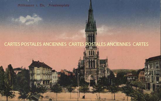 Cartes postales anciennes > CARTES POSTALES > carte postale ancienne > cartes-postales-ancienne.com Bas rhin 67 Mulhausen