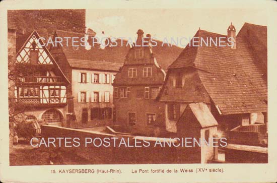 Cartes postales anciennes > CARTES POSTALES > carte postale ancienne > cartes-postales-ancienne.com Haut rhin 68 Kaysersberg