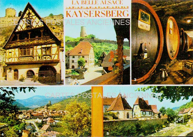 Cartes postales anciennes > CARTES POSTALES > carte postale ancienne > cartes-postales-ancienne.com Haut rhin 68 Kaysersberg