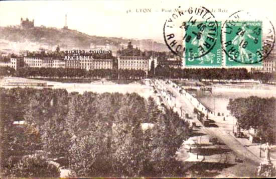 Cartes postales anciennes > CARTES POSTALES > carte postale ancienne > cartes-postales-ancienne.com Auvergne rhone alpes Rhone Lyon 1er