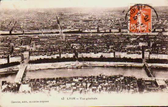 Cartes postales anciennes > CARTES POSTALES > carte postale ancienne > cartes-postales-ancienne.com Auvergne rhone alpes Rhone Lyon