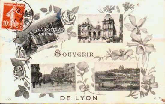 Cartes postales anciennes > CARTES POSTALES > carte postale ancienne > cartes-postales-ancienne.com Auvergne rhone alpes Rhone Lyon