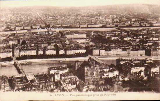 Cartes postales anciennes > CARTES POSTALES > carte postale ancienne > cartes-postales-ancienne.com Auvergne rhone alpes Rhone Lyon