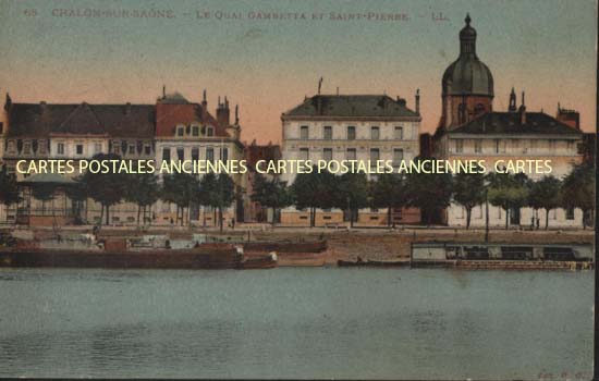 Cartes postales anciennes > CARTES POSTALES > carte postale ancienne > cartes-postales-ancienne.com Bourgogne franche comte Chalon Sur Saone