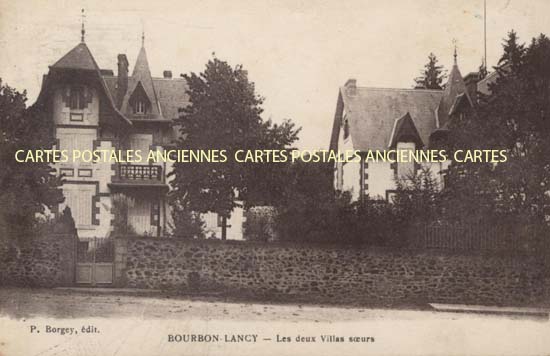 Cartes postales anciennes > CARTES POSTALES > carte postale ancienne > cartes-postales-ancienne.com Bourgogne franche comte Bourbon Lancy