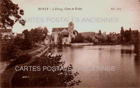 Cartes postales anciennes > CARTES POSTALES > carte postale ancienne > cartes-postales-ancienne.com Bourgogne franche comte Burzy