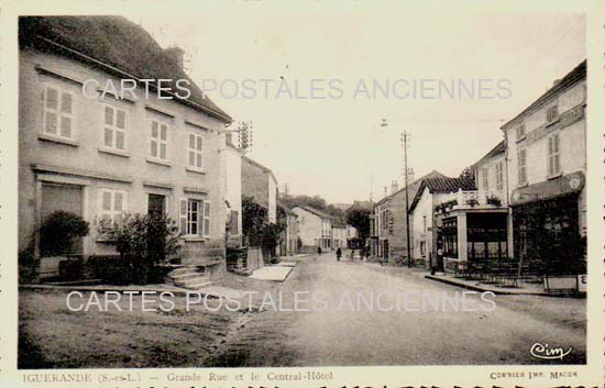 Cartes postales anciennes > CARTES POSTALES > carte postale ancienne > cartes-postales-ancienne.com Bourgogne franche comte Iguerande