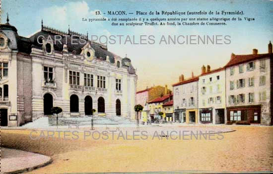 Cartes postales anciennes > CARTES POSTALES > carte postale ancienne > cartes-postales-ancienne.com Bourgogne franche comte Saone et loire Macon