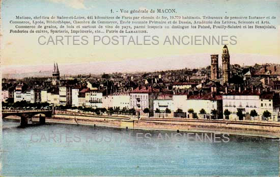 Cartes postales anciennes > CARTES POSTALES > carte postale ancienne > cartes-postales-ancienne.com Bourgogne franche comte Macon