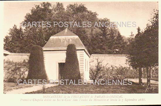 Cartes postales anciennes > CARTES POSTALES > carte postale ancienne > cartes-postales-ancienne.com Bourgogne franche comte Saone et loire Paray Le Monial