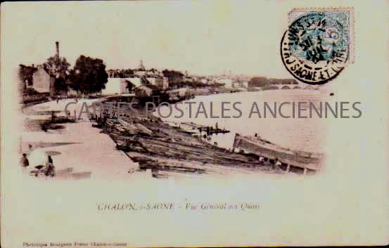 Cartes postales anciennes > CARTES POSTALES > carte postale ancienne > cartes-postales-ancienne.com Bourgogne franche comte Chalon Sur Saone