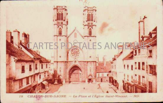 Cartes postales anciennes > CARTES POSTALES > carte postale ancienne > cartes-postales-ancienne.com Bourgogne franche comte Saone et loire Chalon Sur Saone