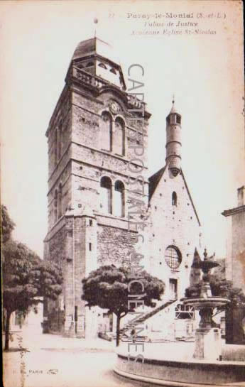 Cartes postales anciennes > CARTES POSTALES > carte postale ancienne > cartes-postales-ancienne.com Bourgogne franche comte Saone et loire Paray Le Monial