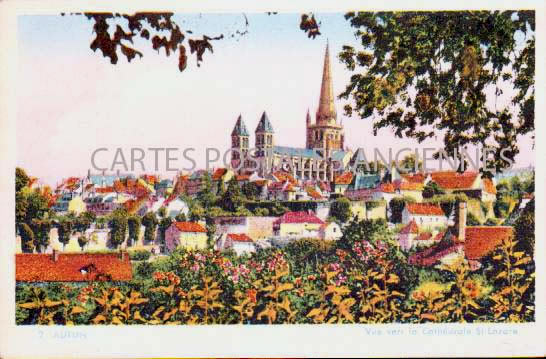 Cartes postales anciennes > CARTES POSTALES > carte postale ancienne > cartes-postales-ancienne.com Bourgogne franche comte Autun