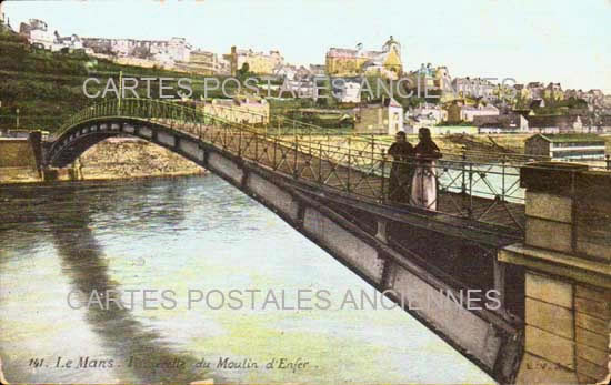 Cartes postales anciennes > CARTES POSTALES > carte postale ancienne > cartes-postales-ancienne.com Pays de la loire Sarthe Le Mans