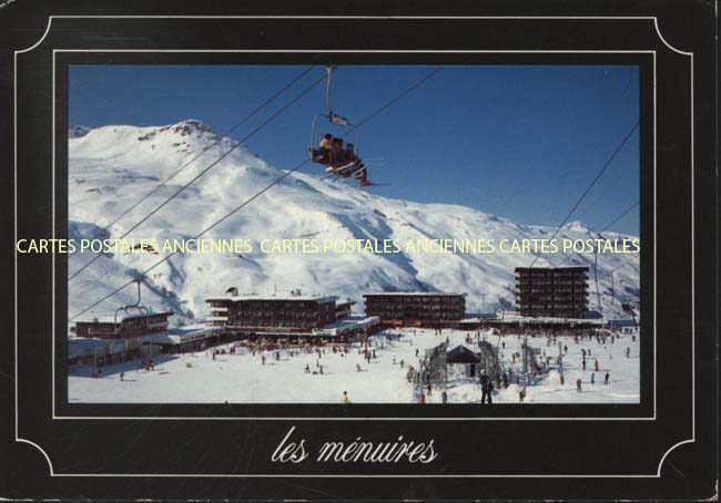 Cartes postales anciennes > CARTES POSTALES > carte postale ancienne > cartes-postales-ancienne.com Auvergne rhone alpes Savoie Les Menuires