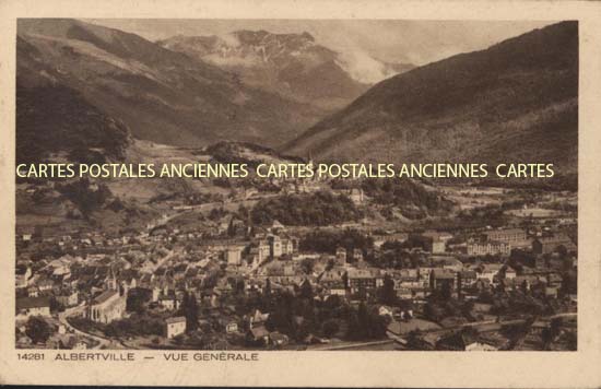 Cartes postales anciennes > CARTES POSTALES > carte postale ancienne > cartes-postales-ancienne.com Auvergne rhone alpes Savoie Albertville