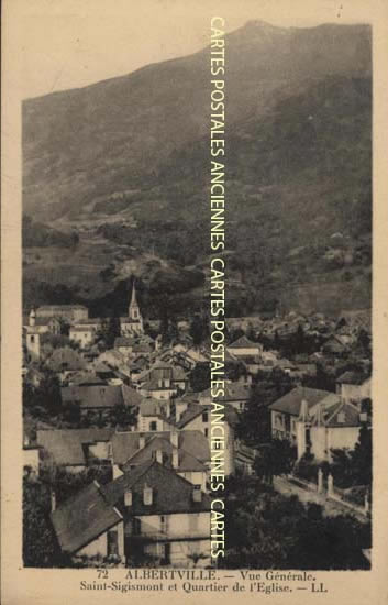 Cartes postales anciennes > CARTES POSTALES > carte postale ancienne > cartes-postales-ancienne.com Auvergne rhone alpes Savoie Albertville