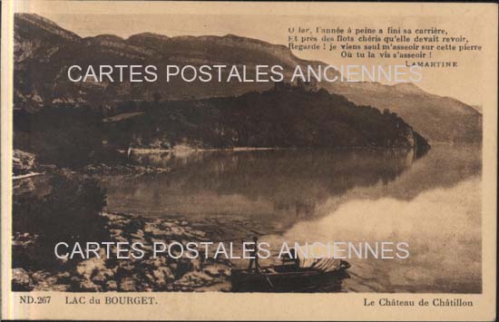 Cartes postales anciennes > CARTES POSTALES > carte postale ancienne > cartes-postales-ancienne.com Auvergne rhone alpes Savoie Le Bourget Du Lac