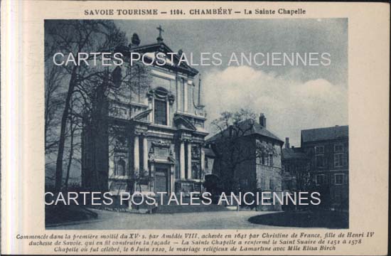 Cartes postales anciennes > CARTES POSTALES > carte postale ancienne > cartes-postales-ancienne.com Auvergne rhone alpes Savoie Chambery