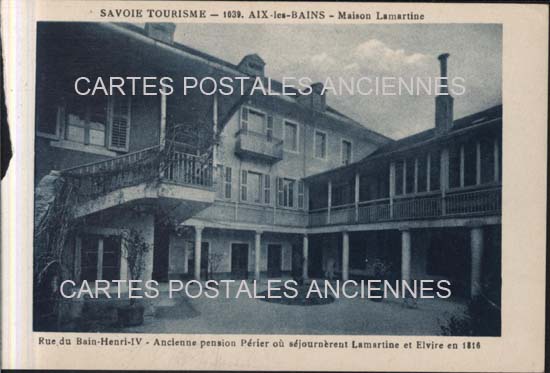 Cartes postales anciennes > CARTES POSTALES > carte postale ancienne > cartes-postales-ancienne.com Auvergne rhone alpes Savoie Aix Les Bains