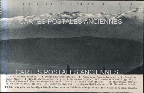 Cartes postales anciennes > CARTES POSTALES > carte postale ancienne > cartes-postales-ancienne.com Auvergne rhone alpes Haute savoie Chamonix Mont Blanc