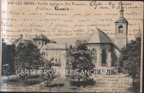 Cartes postales anciennes > CARTES POSTALES > carte postale ancienne > cartes-postales-ancienne.com Auvergne rhone alpes Savoie Aix Les Bains