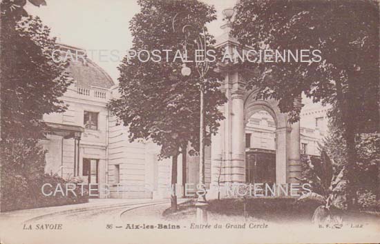 Cartes postales anciennes > CARTES POSTALES > carte postale ancienne > cartes-postales-ancienne.com Auvergne rhone alpes Savoie Aix Les Bains