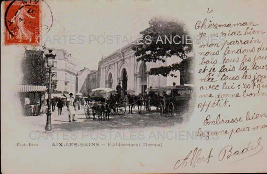 Cartes postales anciennes > CARTES POSTALES > carte postale ancienne > cartes-postales-ancienne.com Auvergne rhone alpes Savoie Aix Les Bains