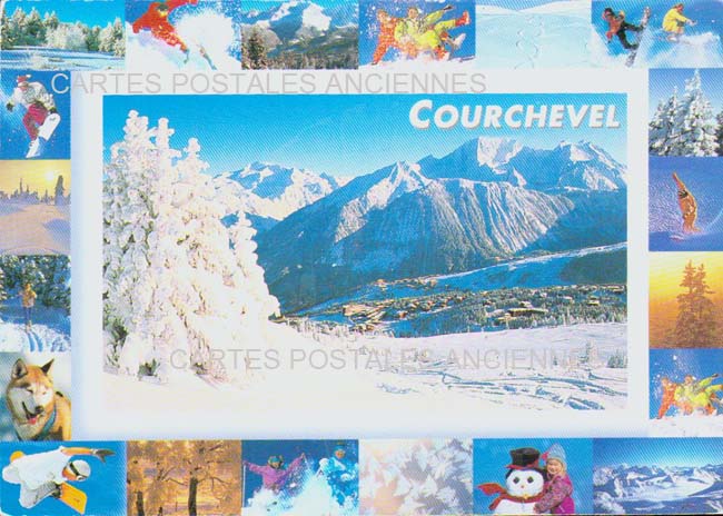 Cartes postales anciennes > CARTES POSTALES > carte postale ancienne > cartes-postales-ancienne.com Auvergne rhone alpes Savoie Courchevel