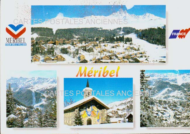 Cartes postales anciennes > CARTES POSTALES > carte postale ancienne > cartes-postales-ancienne.com Auvergne rhone alpes Savoie Meribel Les Allues