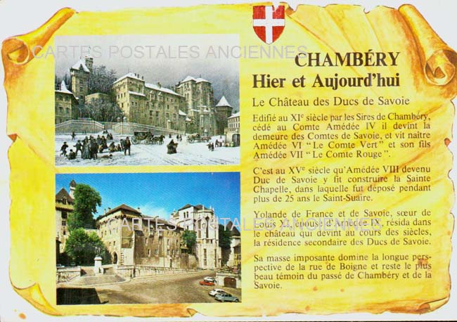 Cartes postales anciennes > CARTES POSTALES > carte postale ancienne > cartes-postales-ancienne.com Auvergne rhone alpes Savoie Chambery