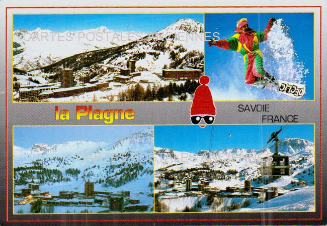 Cartes postales anciennes > CARTES POSTALES > carte postale ancienne > cartes-postales-ancienne.com Auvergne rhone alpes Savoie La Plagne