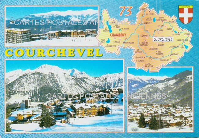 Cartes postales anciennes > CARTES POSTALES > carte postale ancienne > cartes-postales-ancienne.com Auvergne rhone alpes Savoie Courchevel