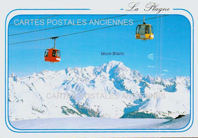 Cartes postales anciennes > CARTES POSTALES > carte postale ancienne > cartes-postales-ancienne.com Auvergne rhone alpes Savoie La Plagne