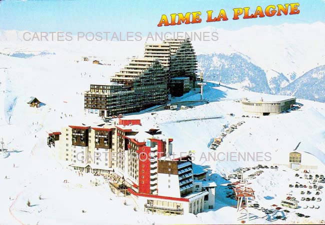 Cartes postales anciennes > CARTES POSTALES > carte postale ancienne > cartes-postales-ancienne.com Auvergne rhone alpes Savoie La Plagne