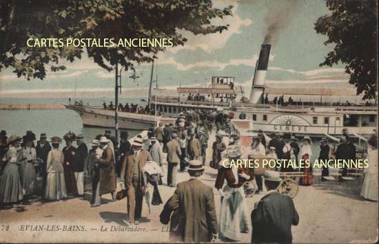 Cartes postales anciennes > CARTES POSTALES > carte postale ancienne > cartes-postales-ancienne.com Auvergne rhone alpes Haute savoie Evian Les Bains