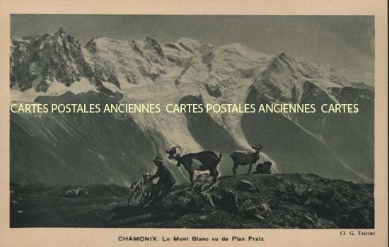 Cartes postales anciennes > CARTES POSTALES > carte postale ancienne > cartes-postales-ancienne.com Auvergne rhone alpes Haute savoie Chamonix Mont Blanc