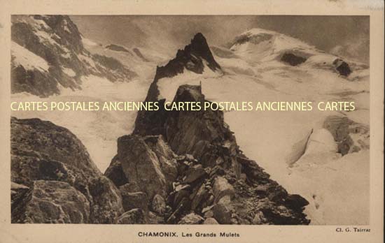 Cartes postales anciennes > CARTES POSTALES > carte postale ancienne > cartes-postales-ancienne.com Auvergne rhone alpes Haute savoie Chamonix Mont Blanc