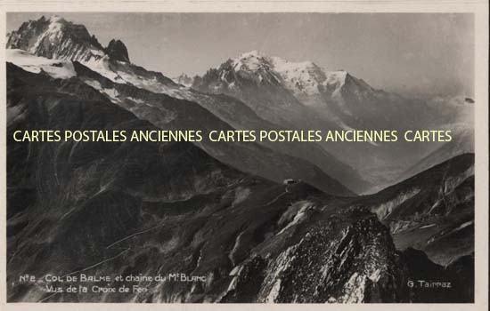 Cartes postales anciennes > CARTES POSTALES > carte postale ancienne > cartes-postales-ancienne.com Auvergne rhone alpes Haute savoie Chamonix Mont Blanc