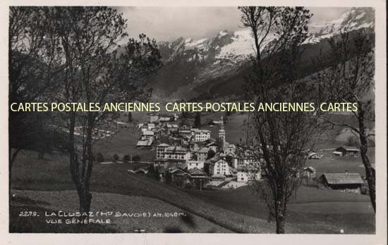 Cartes postales anciennes > CARTES POSTALES > carte postale ancienne > cartes-postales-ancienne.com Auvergne rhone alpes Haute savoie La Clusaz