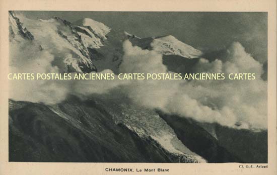 Cartes postales anciennes > CARTES POSTALES > carte postale ancienne > cartes-postales-ancienne.com Auvergne rhone alpes Haute savoie Chamonix Mont Blanc