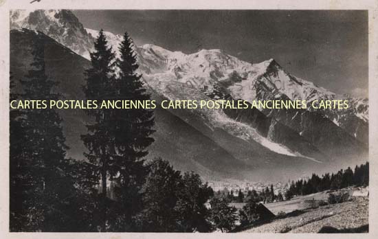 Cartes postales anciennes > CARTES POSTALES > carte postale ancienne > cartes-postales-ancienne.com Auvergne rhone alpes Haute savoie Chamonix Mont Blanc