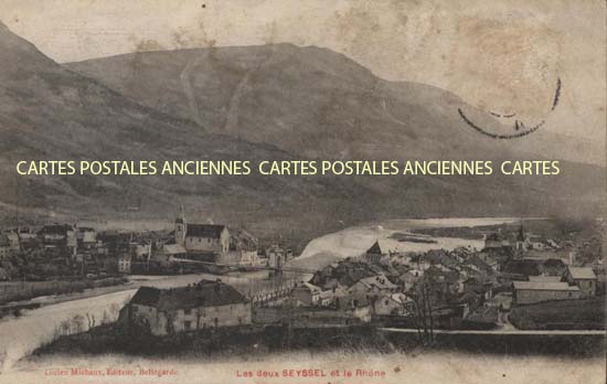 Cartes postales anciennes > CARTES POSTALES > carte postale ancienne > cartes-postales-ancienne.com Auvergne rhone alpes Haute savoie Seyssel