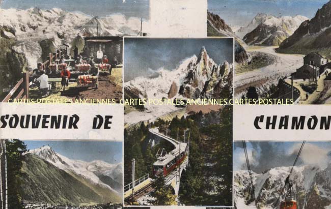 Cartes postales anciennes > CARTES POSTALES > carte postale ancienne > cartes-postales-ancienne.com Auvergne rhone alpes Haute savoie Chamonix Mont Blanc