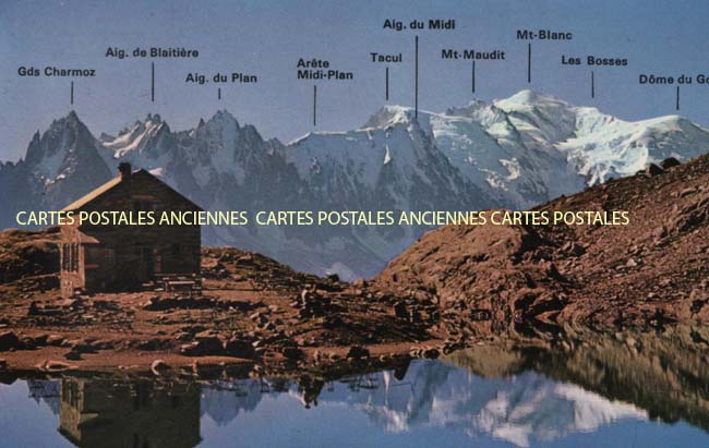 Cartes postales anciennes > CARTES POSTALES > carte postale ancienne > cartes-postales-ancienne.com Auvergne rhone alpes Haute savoie Chamonix Mont Blanc