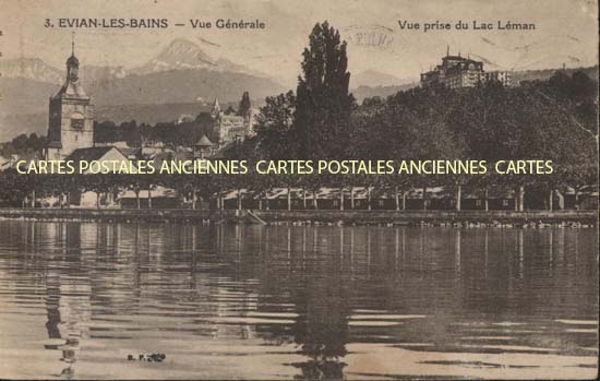 Cartes postales anciennes > CARTES POSTALES > carte postale ancienne > cartes-postales-ancienne.com Auvergne rhone alpes Haute savoie Evian Les Bains