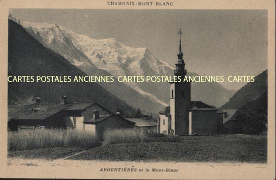 Cartes postales anciennes > CARTES POSTALES > carte postale ancienne > cartes-postales-ancienne.com Auvergne rhone alpes Haute savoie Argentiere