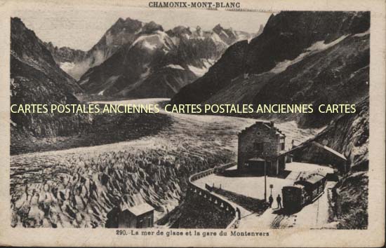 Cartes postales anciennes > CARTES POSTALES > carte postale ancienne > cartes-postales-ancienne.com Auvergne rhone alpes Haute savoie Chamonix Mont Blanc